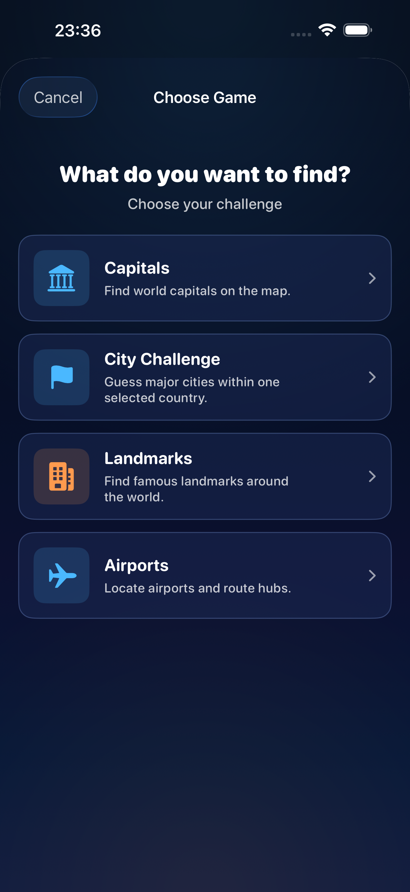 Pindrop: Geography Map Quiz screenshot 2