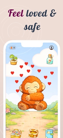 Self Care Pet: HugMonkey Screenshot 2 of 4