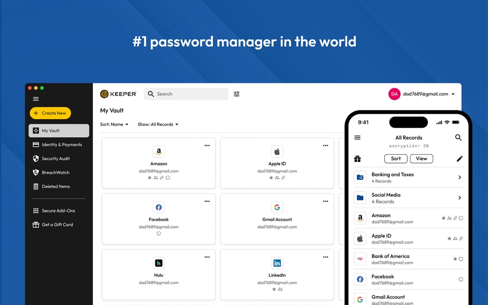 #1. Keeper Password Manager (macOS) 由: Callpod Inc.