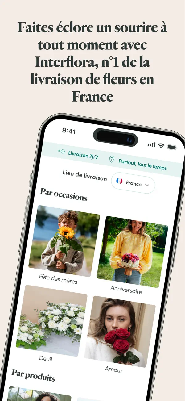 Screenshot #2 pour Interflora - Livraison fleurs