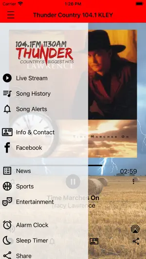 Thunder Country 104.1 KLEY screenshot 2