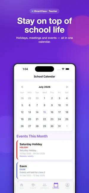 iSmart Teacher: by iSmartClass screenshot 2
