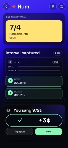 Microtonal Interval Eartrainer Screenshot 4 of 6