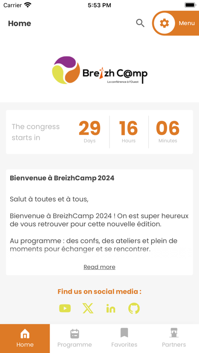 BreizhCamp 2025 Screenshot