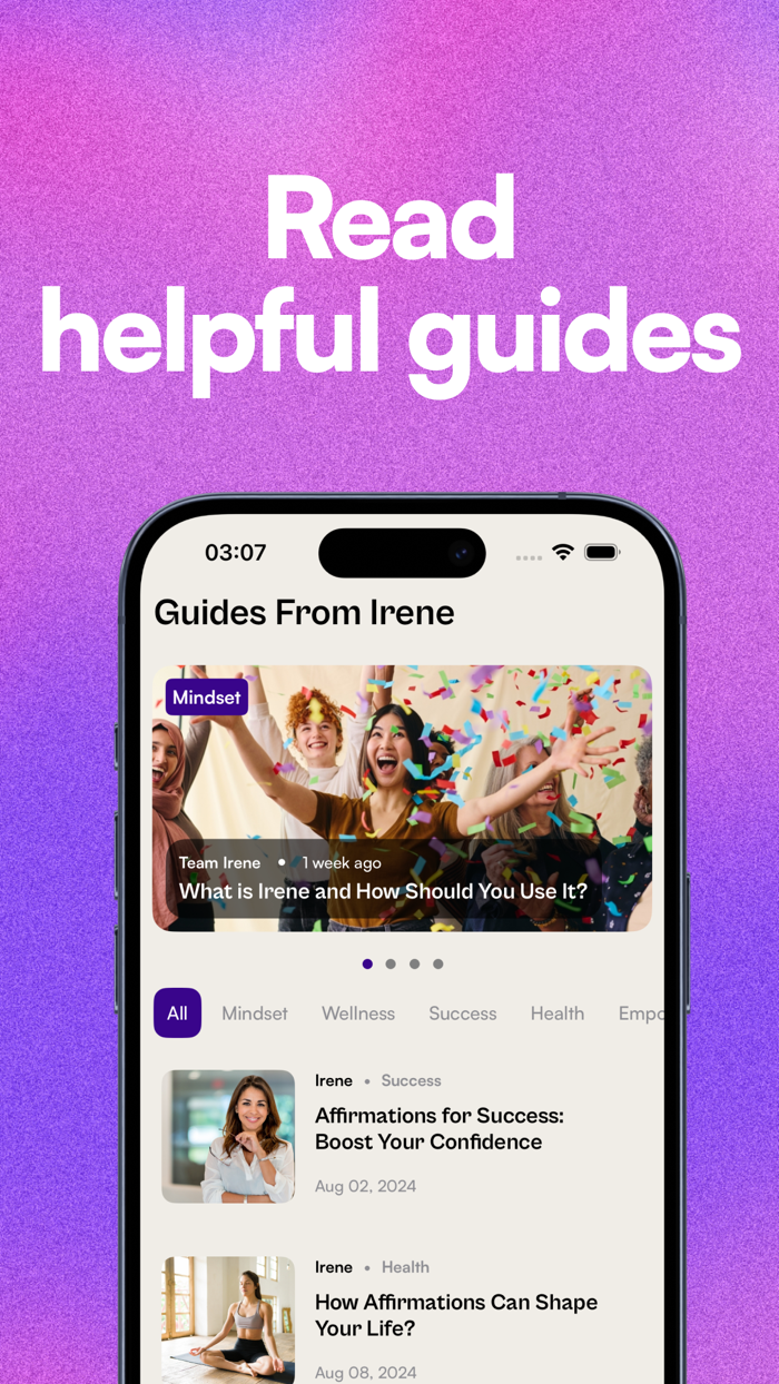 I Am Daily Affirmations Irene