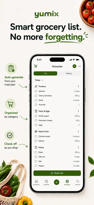 Yumix: Recipes & Meal Planner screenshot 5 of 6
