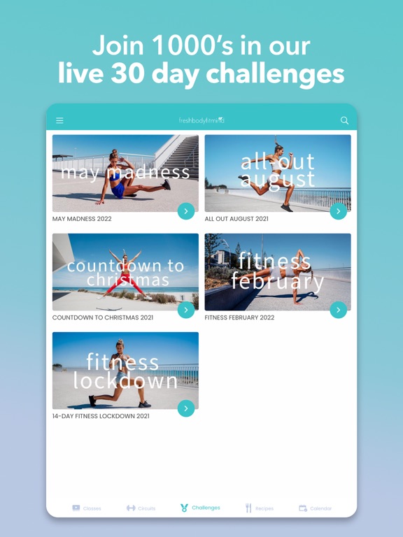 FRESH BODY FIT MIND iPad screenshot 6 - Health & Fitness app