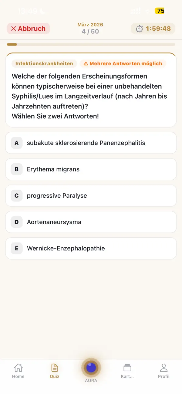 Screenshot #3 pour Heilpraktiker Prüfungs-Trainer