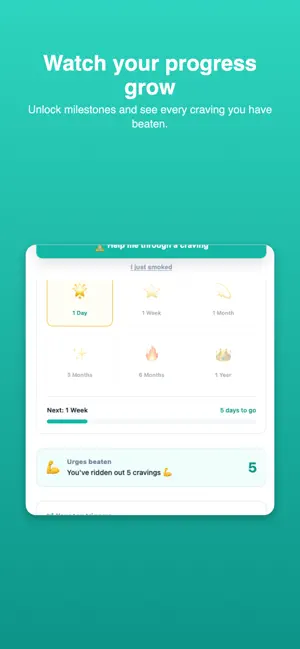 QuitSmoke Tracker screenshot 2