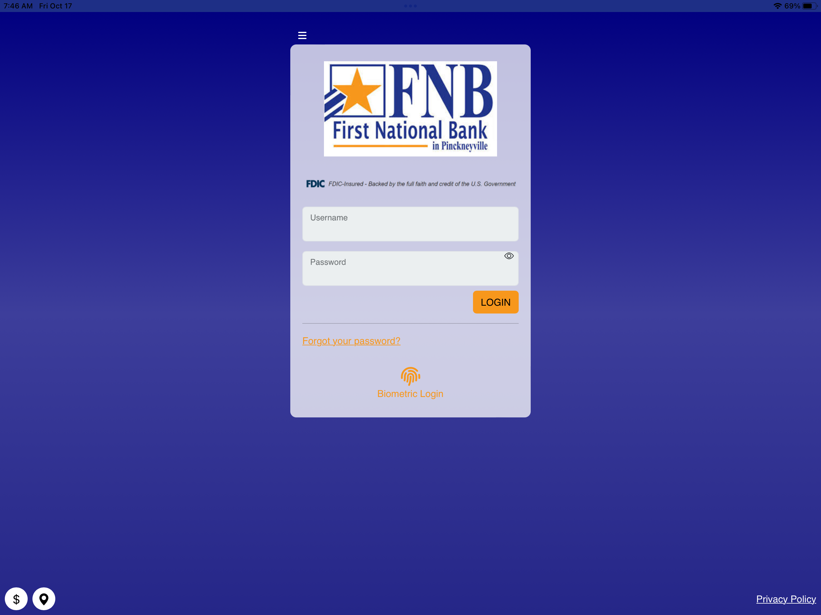 FNB Pville Mobile App screenshot 6