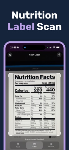 Calorie & Macro Counter + Screenshot 4 of 6