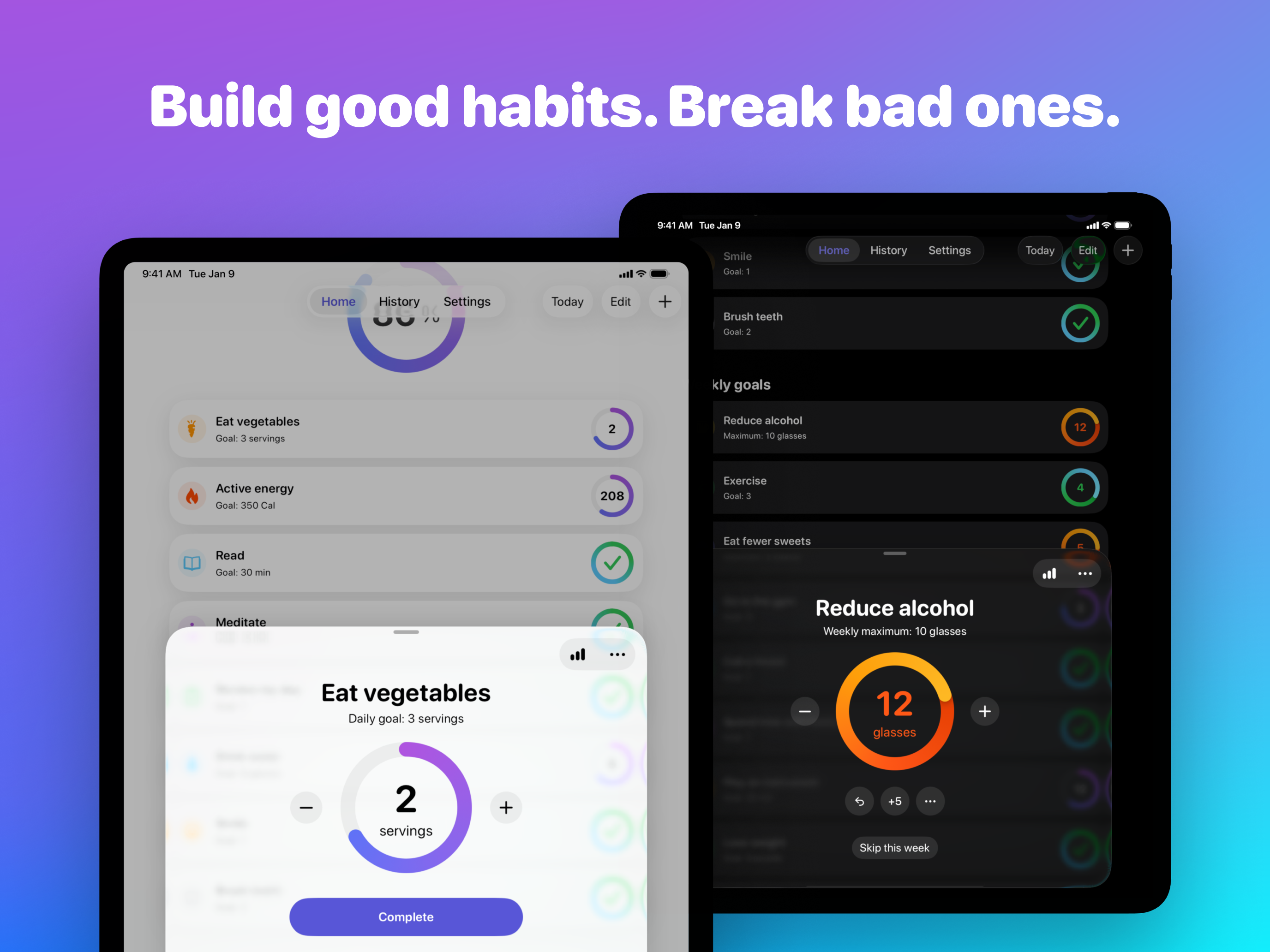 Awesome Habits: Habit Tracker