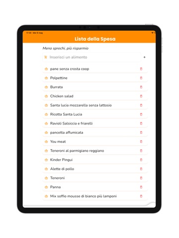 Dispensa Intelligente iPad screenshot