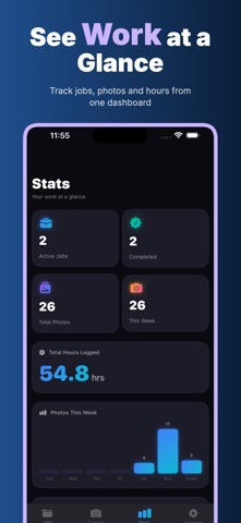 JobPhotoLog: Work Reports iPhone screenshot