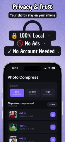 Compress Photos & Video Screenshot 5 of 5