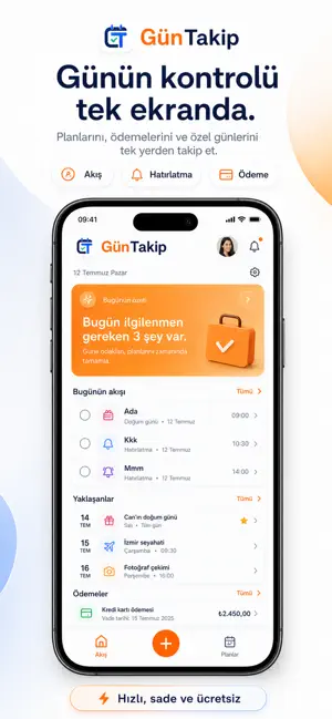 GünTakip screenshot 1