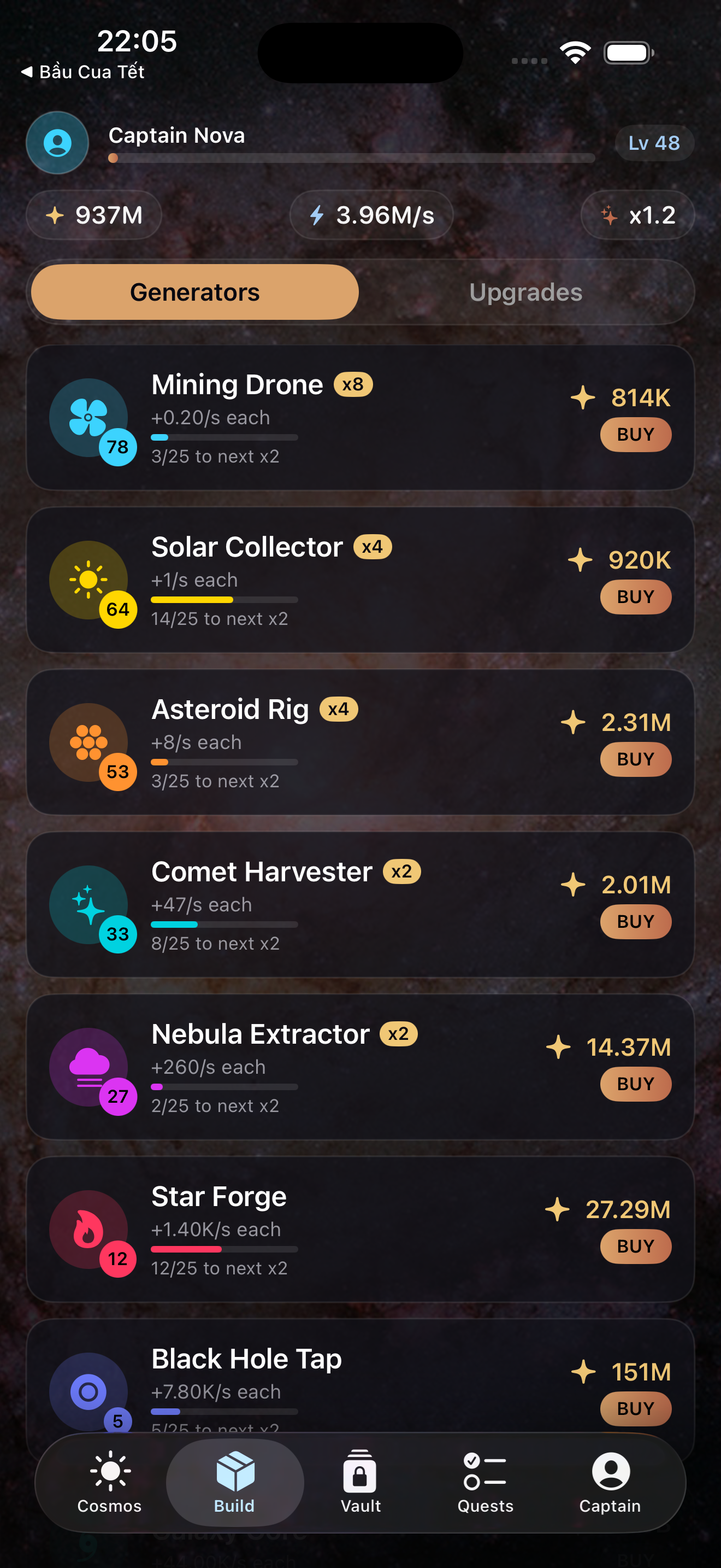 Astro Tap: Idle Galaxy screenshot 3