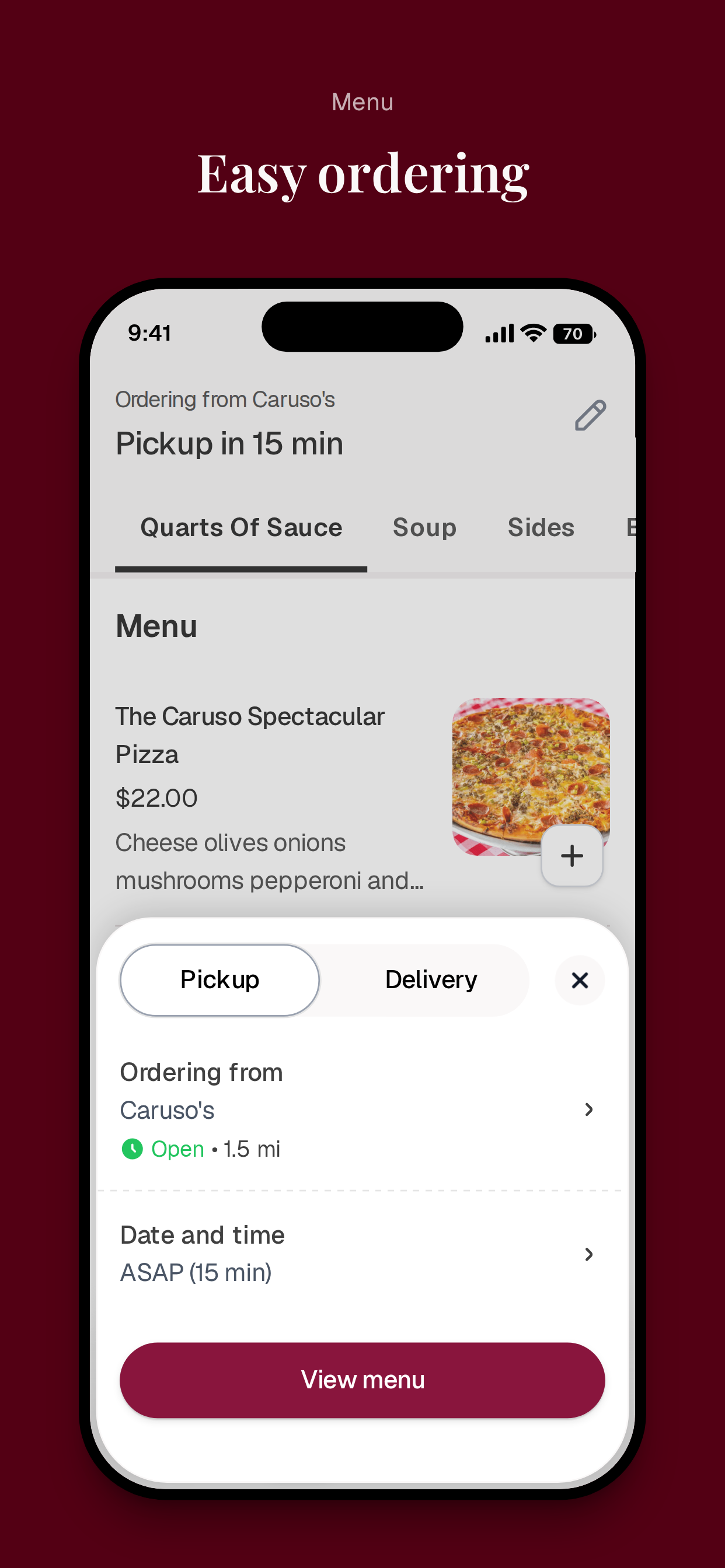 Caruso's To Go screenshot 3