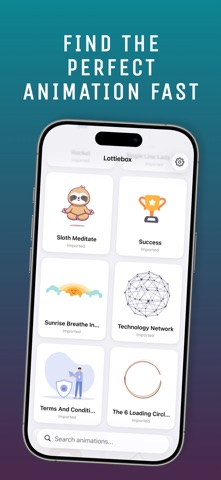 lottiebox iPhone screenshot