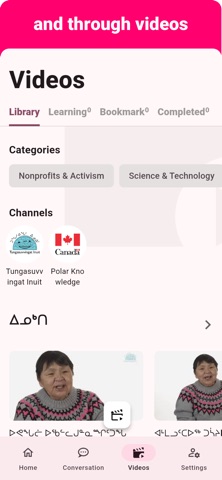 Inuktut - Listening Speaking iPhone screenshot
