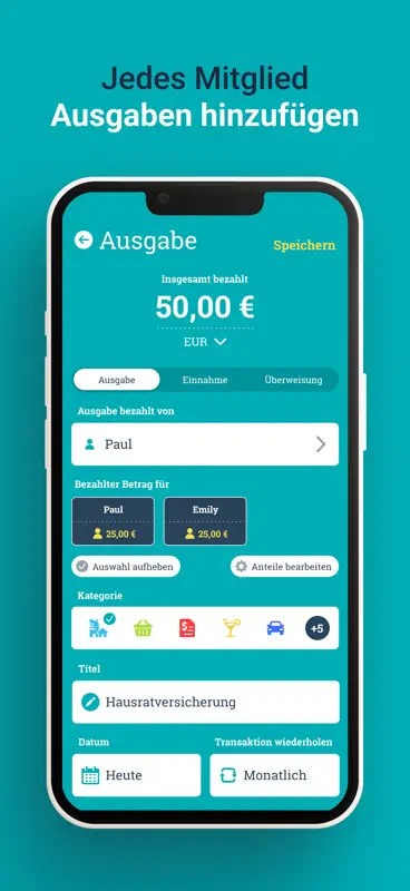 Sesterce – Split expenses screenshot 4 of 5