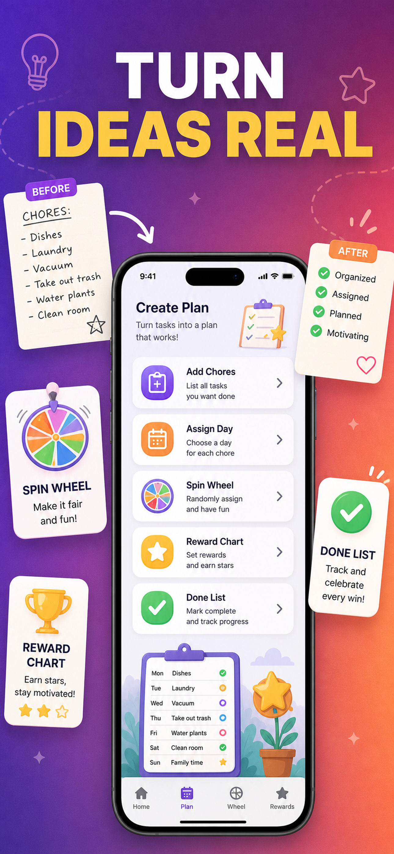 Chore Chart & Rota Wheel screenshot 3