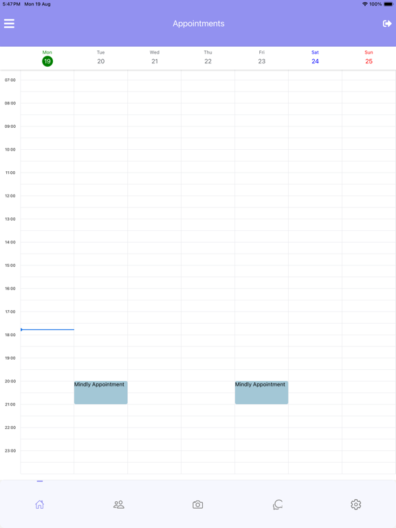 Mindly Care iPad screenshot 7 - Medical app