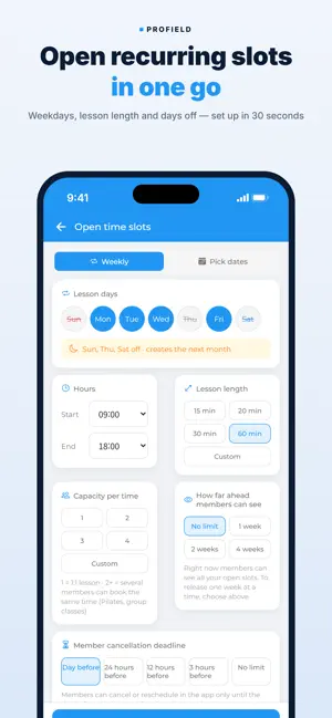 ProField: Lesson Booking App screenshot 4