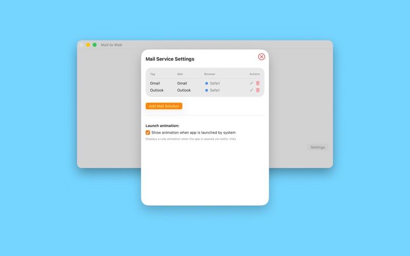 Mail to Web app screenshot 3