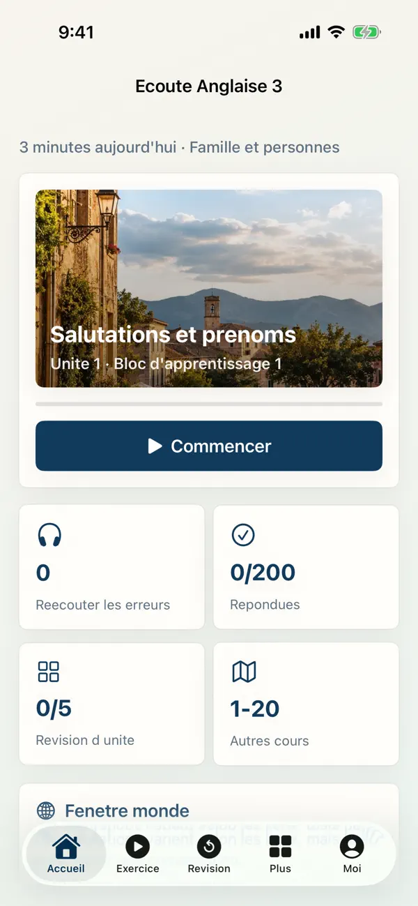Screenshot #1 pour Ecoute Anglaise 3