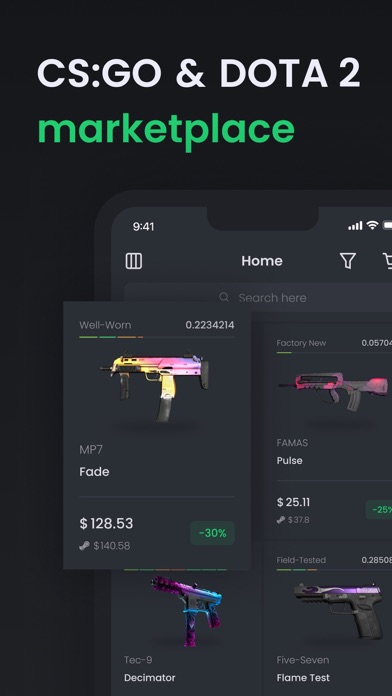 Screenshot 1 of Waxpeer App