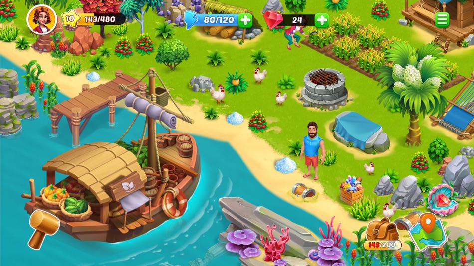 #4. Kong Island: Farm & Survival (iOS) di: CSC Studio
