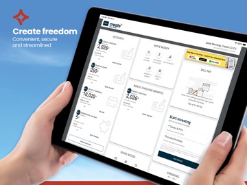 Create Credit Union iPad screenshot