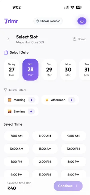 Trimr - Salon Booking & Deals screenshot 2