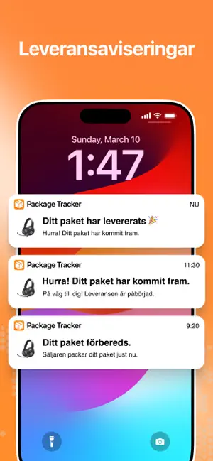 Spåra Paket & Paketspårning iPhone screenshot 4