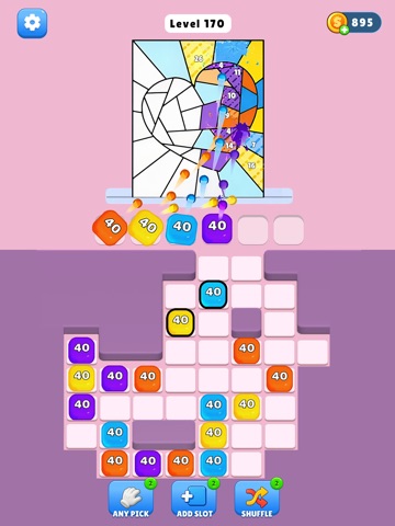 Block Brush -Color Puzzle Game iPad screenshot