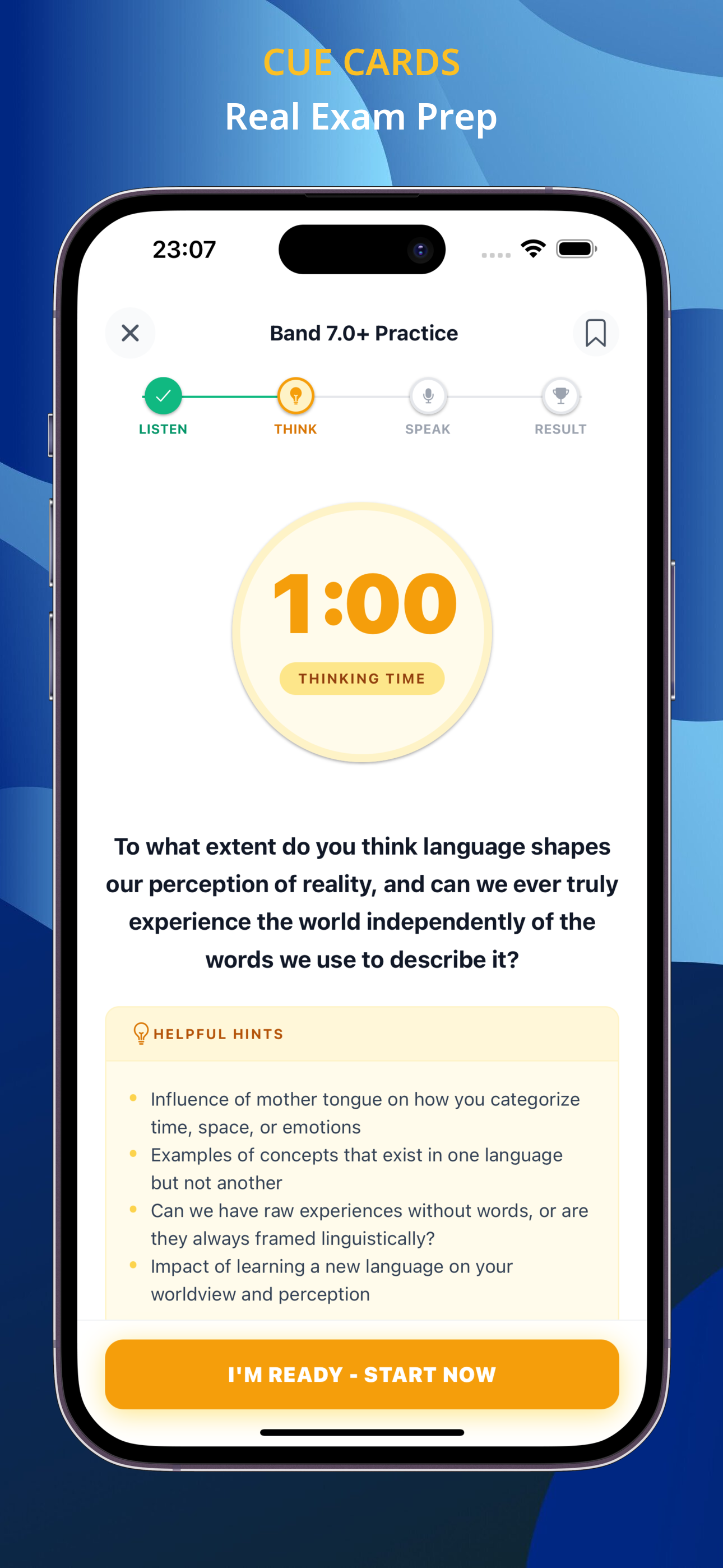 SpeakForge: English Mock Test