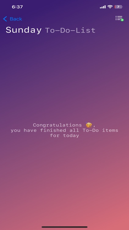 To-Do-List: All in one place