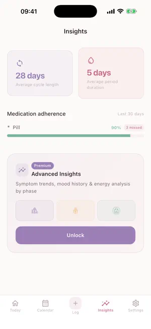 Rhythm - Period & Cycle screenshot 2