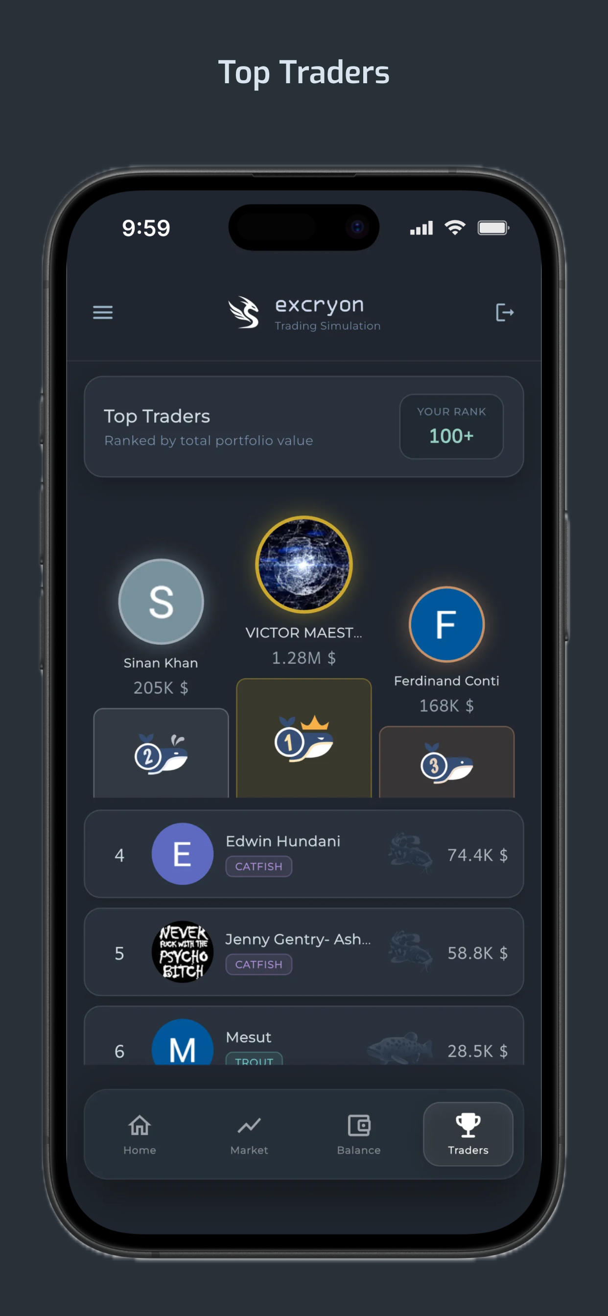 Excryon : Be a Crypto Trader