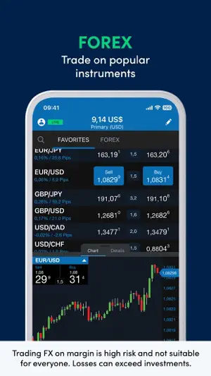 OANDA - Forex trading screenshot 1