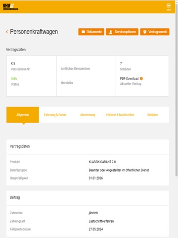 VHV Kundenportal iPad screenshot 4