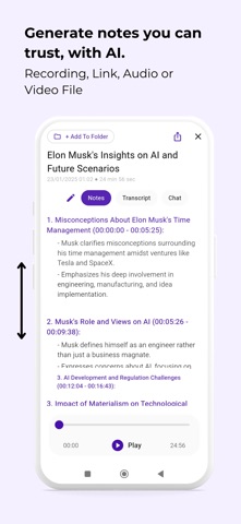 Instant AI Notes & Transcript screenshot