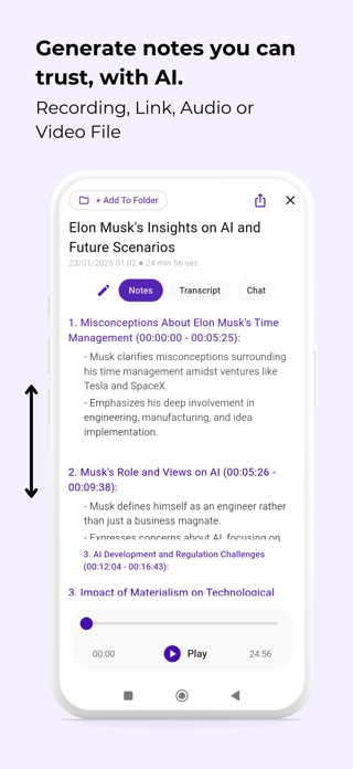 Instant AI Notes & Transcript Screenshot 1 of 6