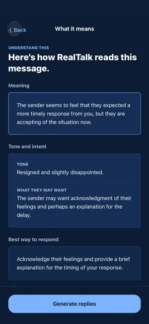 RealTalk: Reply Smarter screenshot 4