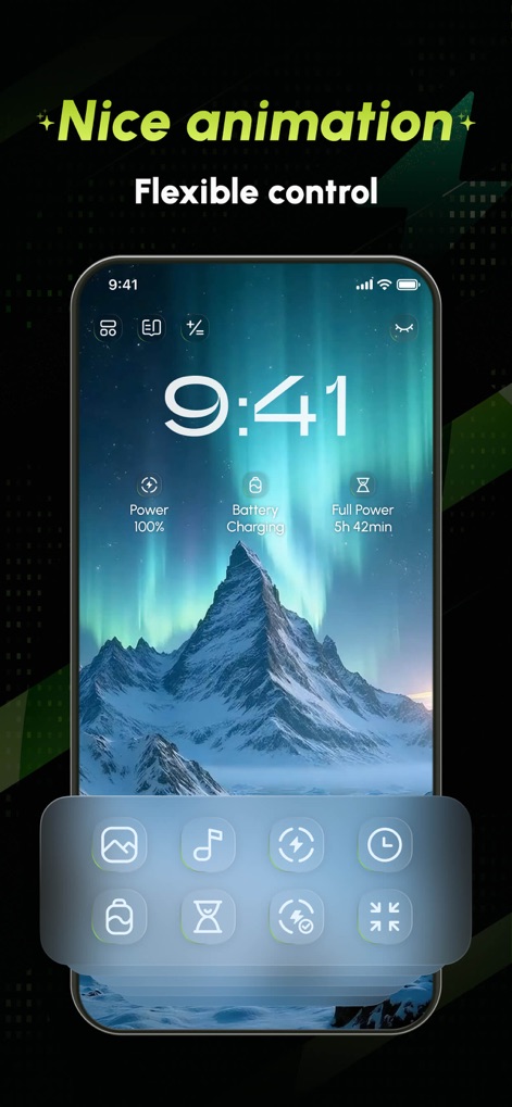 Blanko: Live Wallpaper - Users can personalize their lock screen with stunning "live wallpapers" and access "flexible control" options for a truly customized charging experience.