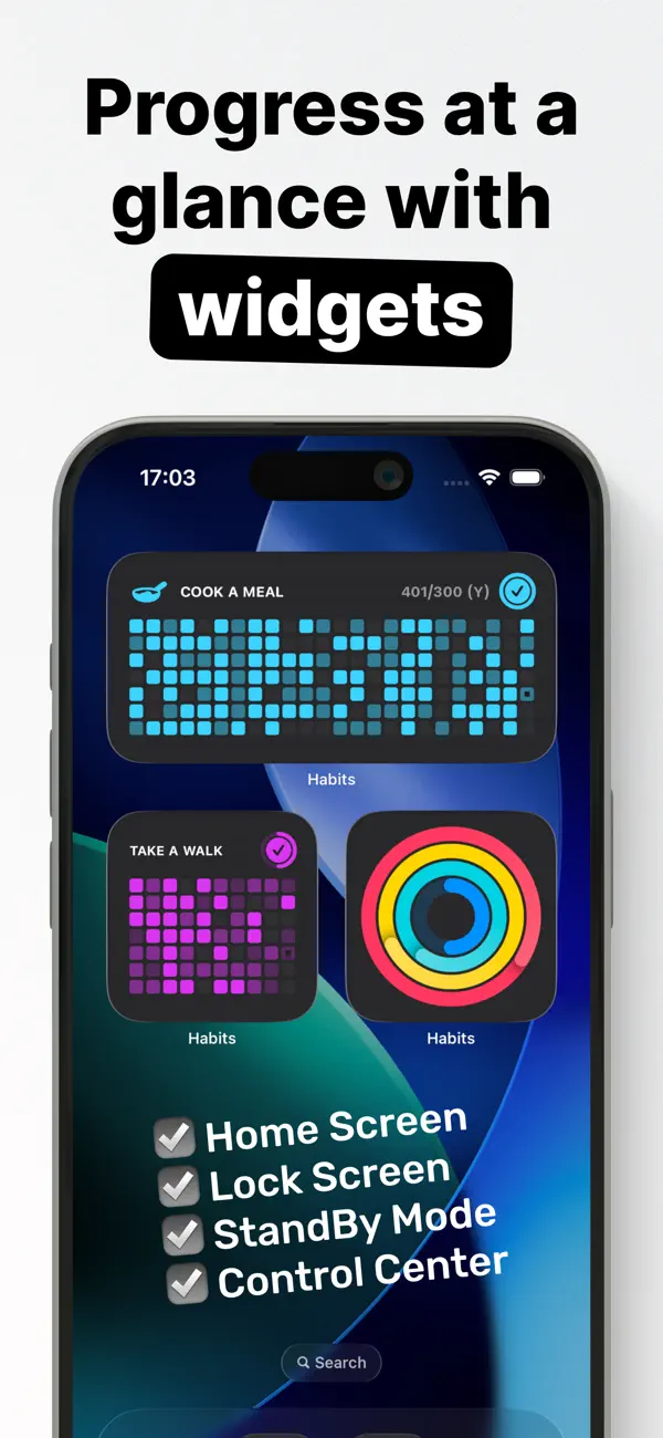 #3. Habit Tracker Grid (iOS) By: David Steppenbeck