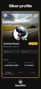 SunnyBiker - GPS + weather screenshot