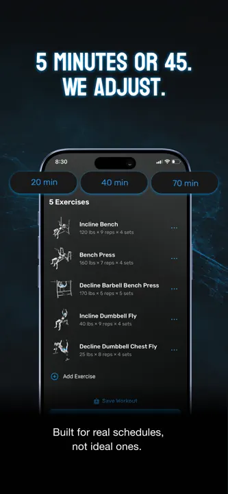 Fitness AI Gym Workout Planner: Screenshot 4 von 8