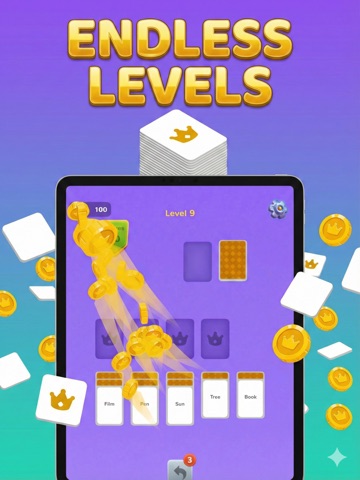 Solitaire Associations: Words iPad screenshot